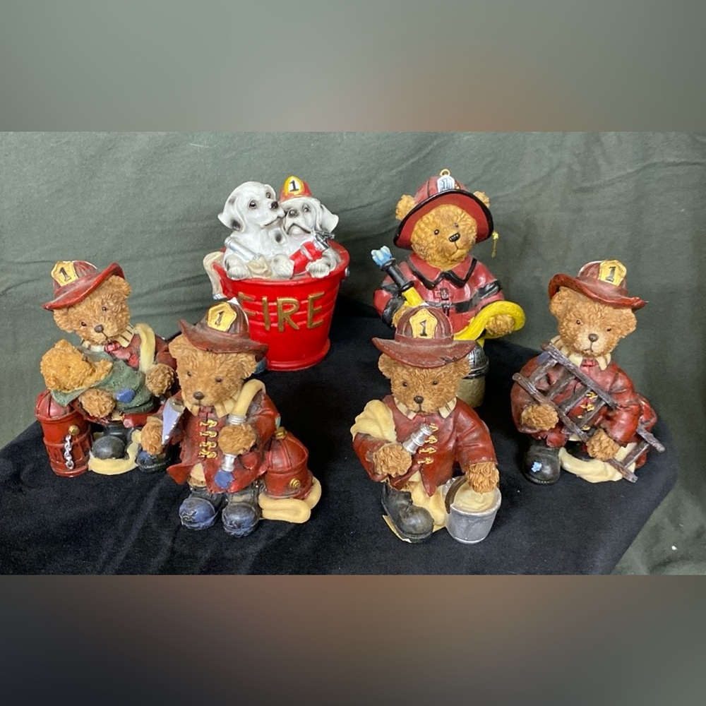 Firefighter Bears Decor